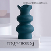 Recipiente de decoração para desktop para arranjo de flores vaso de porcelana cerâmica