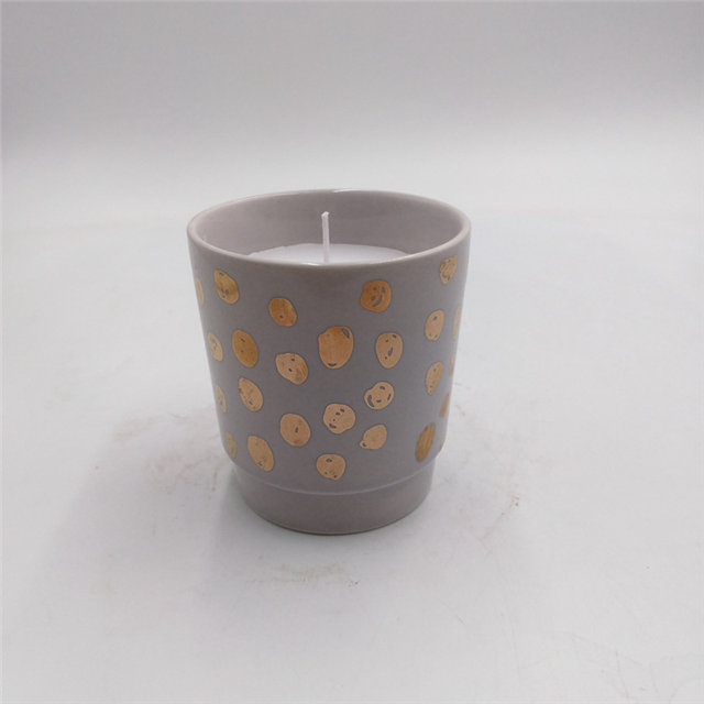 por amor Acenda um fogo romântico Capa banhada a ouro Impresso Noble e elegante padrão Noble e elegante Jarro de cerâmica