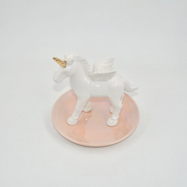 Venda quente Home Decor Presente Bandeja de Exibição de Jóias Presente de Casamento Suporte de Anel de Cerâmica Bandeja de Trinket Personalizado