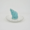 Estilo único Home Decor Gift Trinket Bandeja Suporte de anel de casamento de cerâmica Bandeja de exibição de jóias