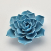 Azul Rosa Flor Cor Decoração de Casa Decoração de Casamento Porcelana Flor Estatueta Estátua Flor de Cerâmica
