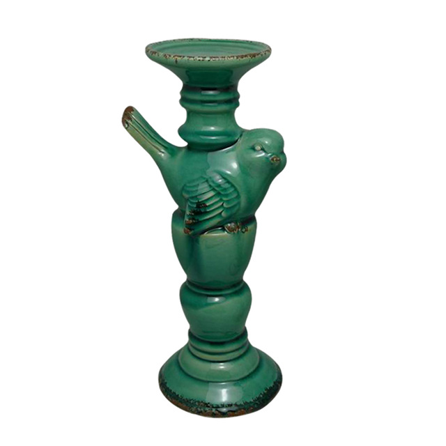 Kalalou Roman Ceramic Little Bird Pilar Castiçais