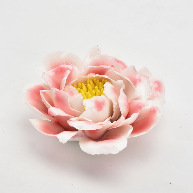 Presente relativo à promoção Decoração de casa Decoração de casamento Estatueta de flores de cerâmica Estátua de porcelana