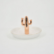 Galvanizado Rosa Estilo Dourado Decoração de Casa Presente Bandeja de Exibição de Jóias Presente de Casamento Titular Anel de Cerâmica Bandeja Trinket Personalizado