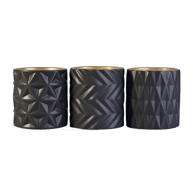 Jarro de vela de abacaxi de cerâmica verde e rosa claro