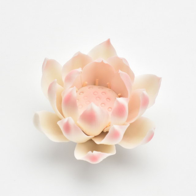 Personalizado Aceitar Decoração de Casa Suporte de Incenso de Design de Flor Suporte de Vara de Incenso de Cerâmica