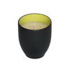 Taça de vela cerâmica preta de várias cores