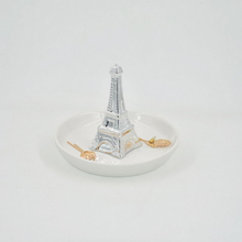 OEM Home Decor Gift Trinket Tray Suporte de anel de casamento de cerâmica Bandeja de exibição de jóias