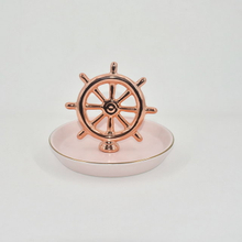 Presente relativo à promoção Decoração para casa Bandeja de presente Trinket Suporte de anel de casamento de cerâmica Bandeja de exibição de jóias