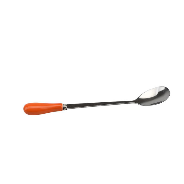 Presente relativo à promoção Decoração para casa Café Leite Chá Gelado Use Punho de cerâmica Colher de aço inoxidável