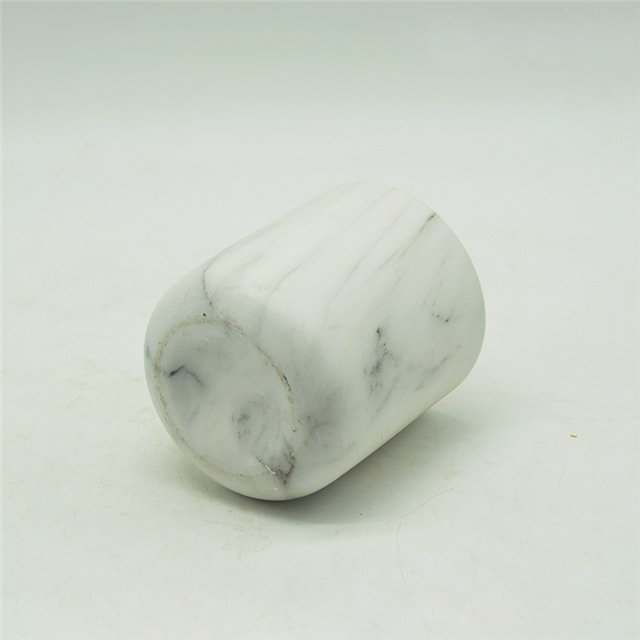 Taça de vela em mármore de cerâmica