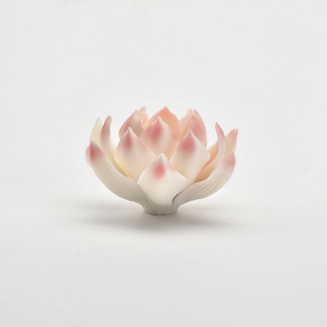 Personalizado Aceitar Decoração de Casa Suporte de Incenso de Design de Flor Suporte de Vara de Incenso de Cerâmica