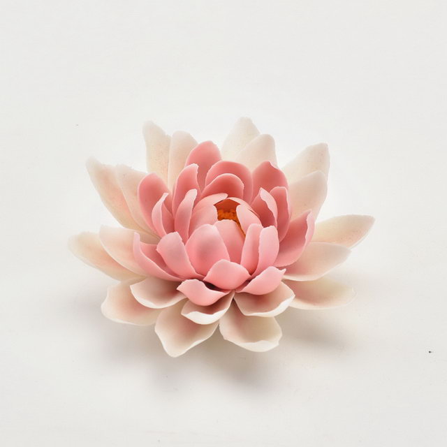 Venda quente Decoração de Casa Decoração de Casamento Porcelana Estatueta Flor Estátua de Cerâmica Flor