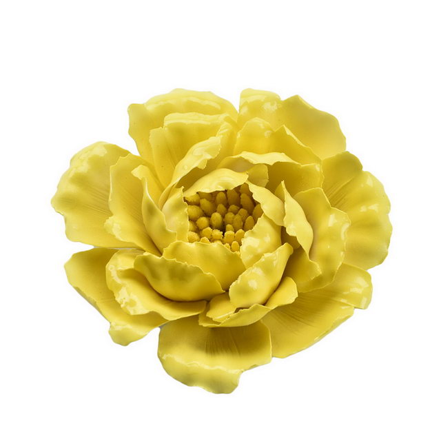 Moda Flor Decoração de Casa Decoração de Casamento Porcelana Flor Estatueta Estátua Flor de Cerâmica