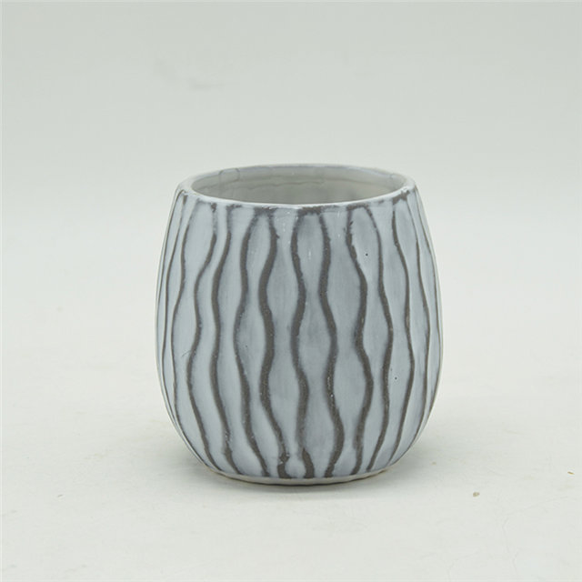 Copo azul moderno da vela do estilo simples