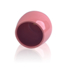Copo de vela cerâmica rosa de várias cores