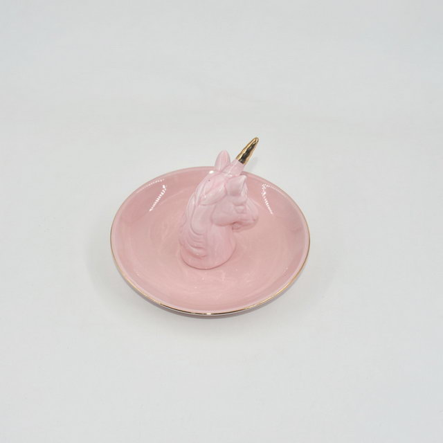 Forma da mão Decoração de casa Bandeja de presente Trinket Suporte de anel de casamento de cerâmica Bandeja de exibição de jóias