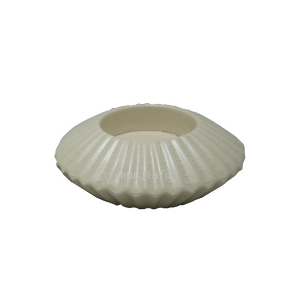 Suporte de vela da decoração da casa do caso do cilindro branco matte do estilo