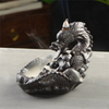 Rosca Soquete de Incenso Cerâmica Cachoeira Refluxo Incenso Grande dragão Dragão jogar pérola Cerâmica dedos cidra Dragão Retorno Queimador de Incenso