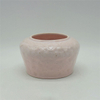 Mobiliário para casa Decoração Vaso de cerâmica de mesa Decoração de mesa Poliedrosis Vaso de cerâmica cubóide rosa