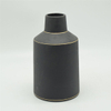 Estilo Moderno Pontos Brancos Estilo Rugby Vaso Cerâmico Ouro Preto