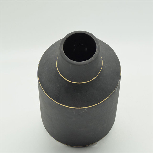 Estilo moderno pontos brancos estilo rugby colorido ouro preto alto tipo vaso de cerâmica
