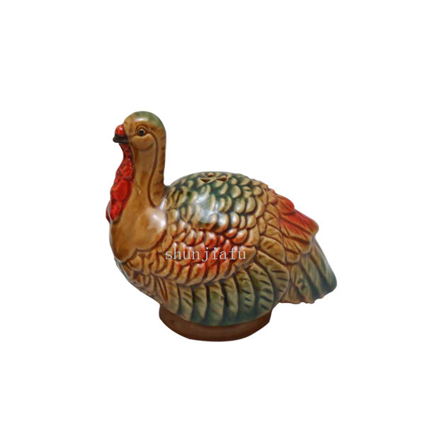 Turquia colorida oca LED lâmpada Turquia cerâmica LED luz noturna