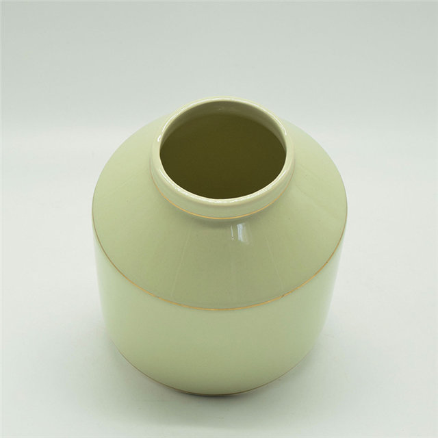 Estilo moderno Pontos brancos Estilo rugby Colorido Dourado Amarelo Corpo alto Originalidade Vaso de cerâmica