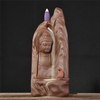 A mobília para a casa Decora A Estátua De Cerâmica Dourada Pequena Buda Queimador de Incenso de Cerâmica