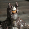 Tópico Incenso Soquete Cerâmica Cachoeira Reflux Incenso Grande Dragão Cerâmica Cerâmica Citron Dragão Backflow Incense Burner