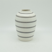 Estilo moderno pontos brancos rugby estilo vaso de cerâmica