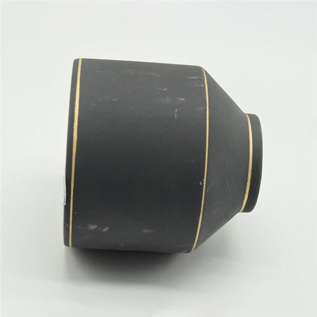 Estilo Moderno Pontos Brancos Estilo Rugby Vaso Cerâmico Ouro Preto