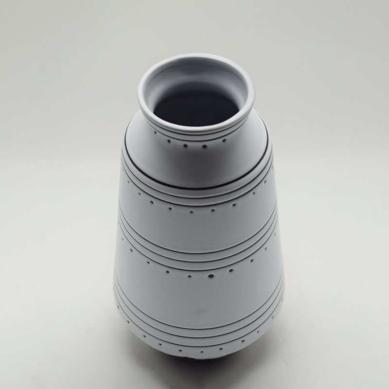Mobiliário doméstico Decoração Mesa O esmalte criativo mais recente Figura geométrica Vaso de cerâmica