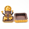 Cerâmica Golden Ganesha Incense Burner Suppler Censador de Cenário Cacho 