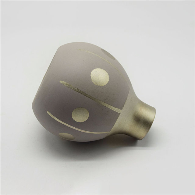 Estilo moderno Pontos brancos Estilo de rugby Colorido dourado amarelo Baisha Phnom Penh Estilo moderno Maquiagem dourada Vaso de cerâmica