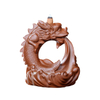 Linha Soquete de Incenso Cachoeira Cachoeira Refluxo Dragões de incenso spray de água Cerâmica Dedo Citron Dragon Backflow Queimador de Incenso