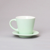caneca de café de porcelana de caixa de presente de logotipo personalizada com placa de almofada de copo 260ml Preto 、 branco 、 Conjunto de copos de cerâmica de várias cores