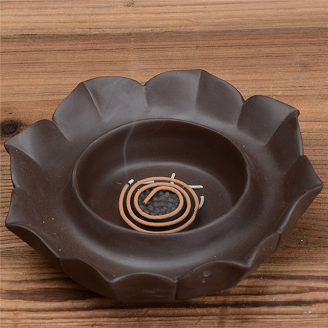 Mão de Buda de cerâmica e queimador de incenso de refluxo pequeno da monge