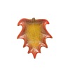 Placa de cerâmica grande louça de várias cores Maple Leaf