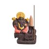  Red Ceramic Ganesha Waterfall Backflow Incense Burner Producedor de Produção