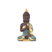 Artesanato artesanal Decoração de Casa Presente de Casamento Cor Diferente Escolha Guanyin Estatueta Estátua de Buda de Cerâmica Dourada