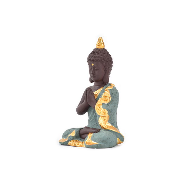 Artesanato artesanal Decoração de Casa Presente de Casamento Cor Diferente Escolha Guanyin Estatueta Estátua de Buda de Cerâmica Dourada