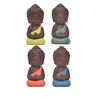 Decoração de casa elegante presente de casamento cor diferente escolher estatueta guanyin estatueta de Buda pequeno monge estátua