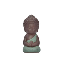 Artesanato artesanal Decoração de Casa Presente de Casamento Cor Diferente Escolher Guanyin Estatueta Estátua de Buda Pequeno Monge de Cerâmica