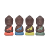 Decoração de casa elegante presente de casamento cor diferente escolher estatueta guanyin estatueta de Buda pequeno monge estátua