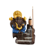 Green Ceramic Ganesha Waterfall Backflow Incense Burner Producedor de Produção