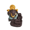 Green Ceramic Ganesha Waterfall Backflow Incense Burner Producedor de Produção