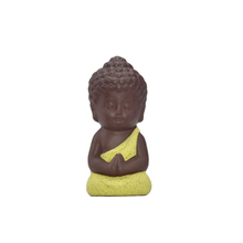 Presente relativo à promoção Decoração de casa Presente de casamento Cor diferente Escolha Guanyin Estatueta Buda Cerâmica Pequena estátua de monge